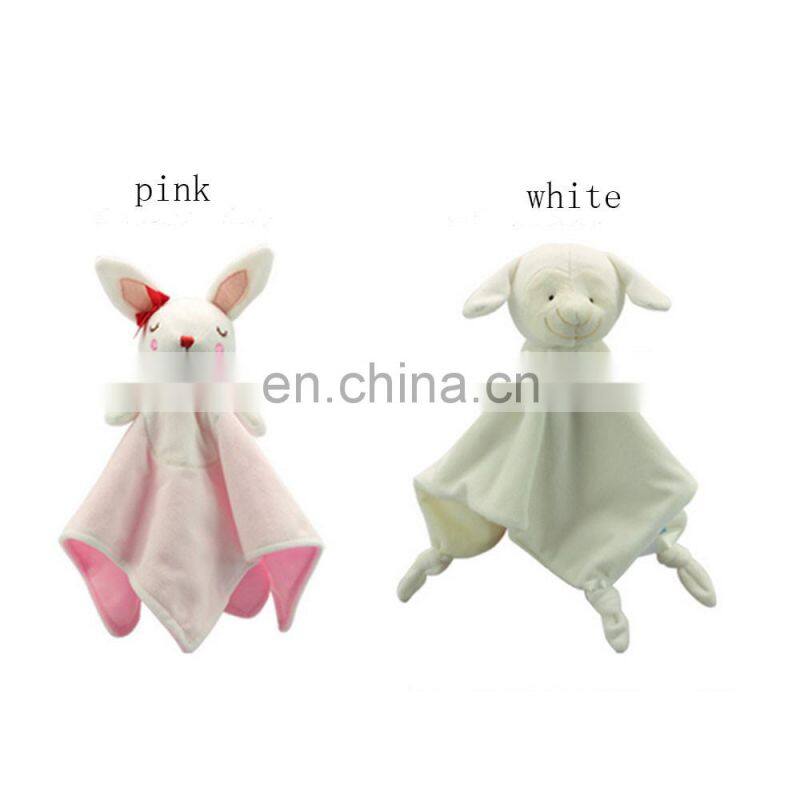hot sell fashion infant doll plush stuffed animal slobber appease towel