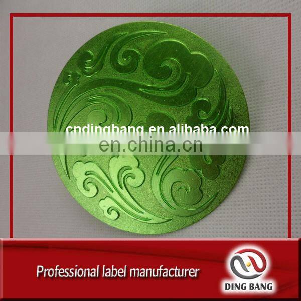 Professional OEM High Techincs Printed And Stamped Logo Brand Promotion Cheap Shield Shape Custom Metal Label