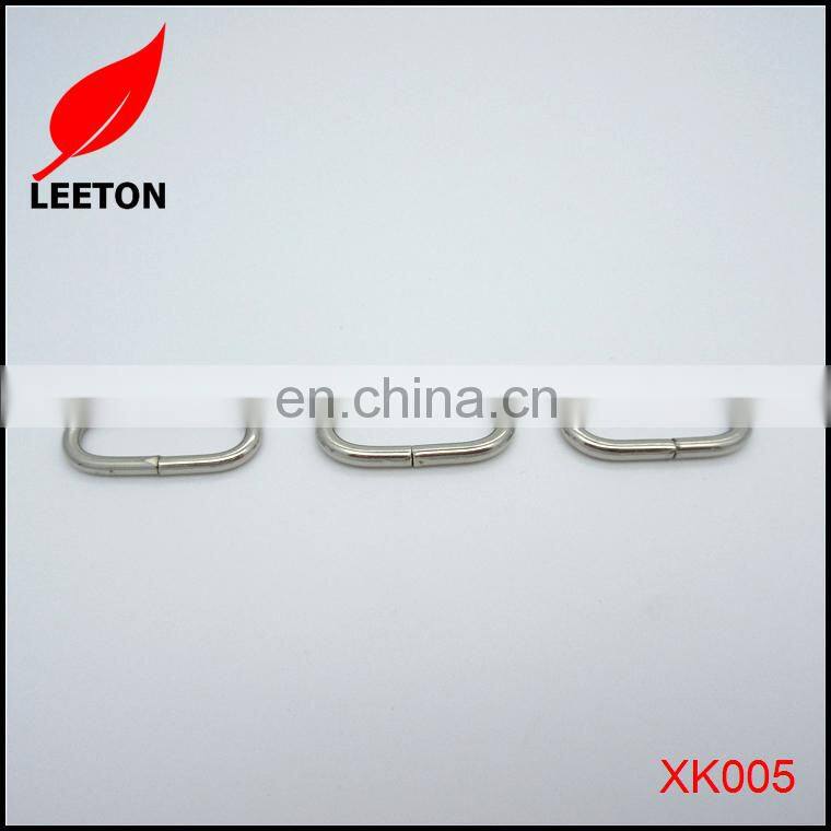 Bag parts metal oval ring buckle for bag