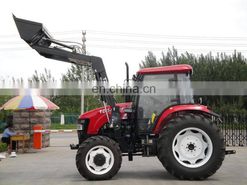 100 HP Cheap Price Chinese Farm Tractor backhoe small tyers