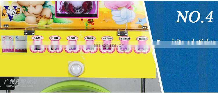 automatic sugar cotton candy floss vending machine for sale