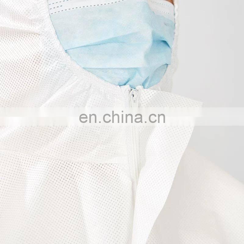 Safety Protective Clothing Disposable Lightweight Sterile Coverall Anti Dust Virus Protective Clothing