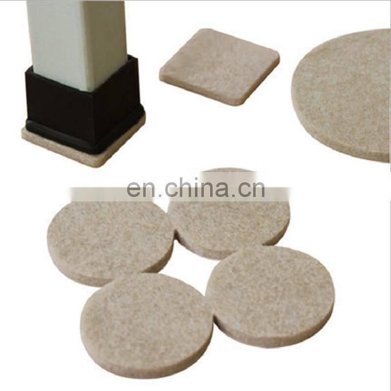 OEM logo furniture felt pads for chair legs