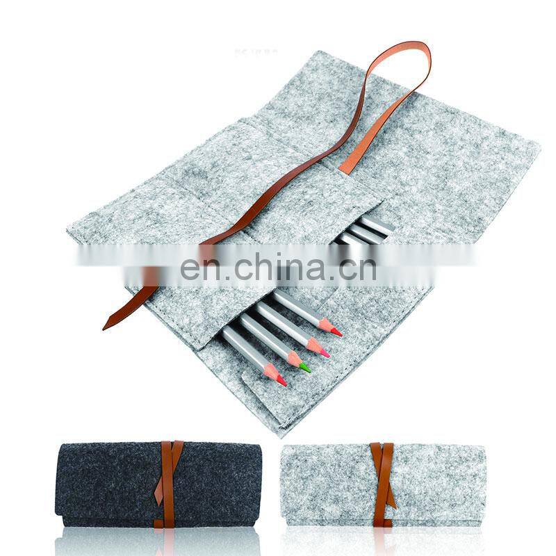 felt materials custom pencil case