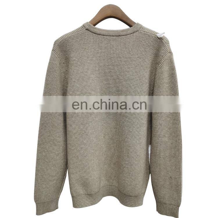 DiZNEW Wholesale 50%Acrylic 28%Polyester 22%Nylon Knit Jacquard Sweater Men