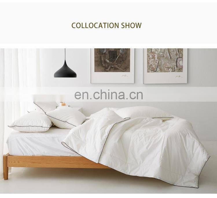 RAWHOUSE beige color cotton duvet Inner feather fabric quilt duvet insert