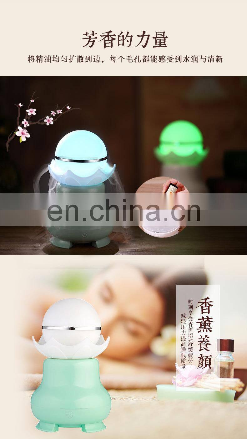 New arrival 500ml ultrasonic aroma essential oil diffuser with 7 color lights