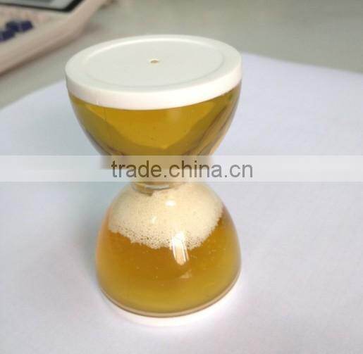 Mini Custom Shaped Sand Timer, Liquid Oil Hourglass