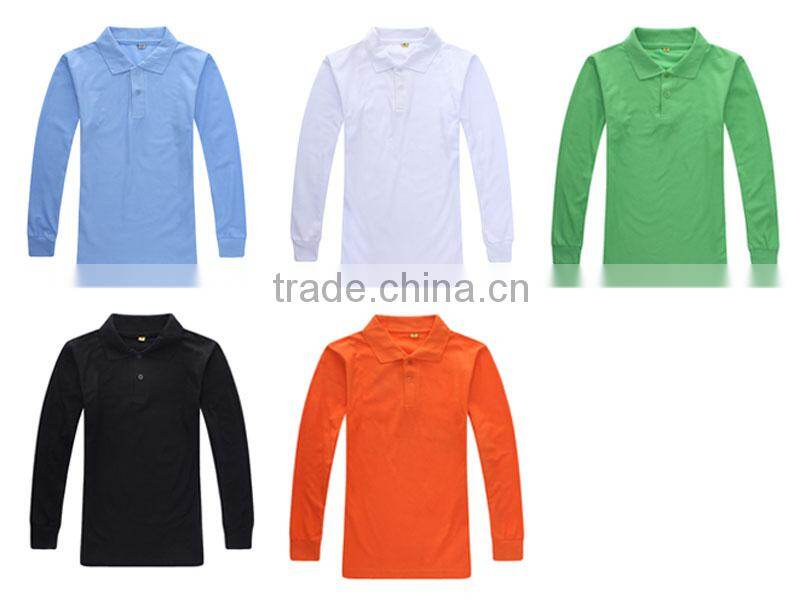 Cheap High Quality Sublimation Pique Lapel T-Shirt