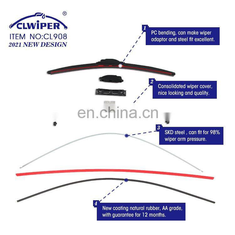flat wiper blade multi functional New designwiper blade heated wiper blade