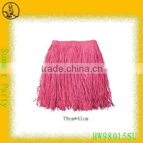 Mixed Color Wholesale Grass Skirt for Hawaii Party/ Hawaii Grass Skirt