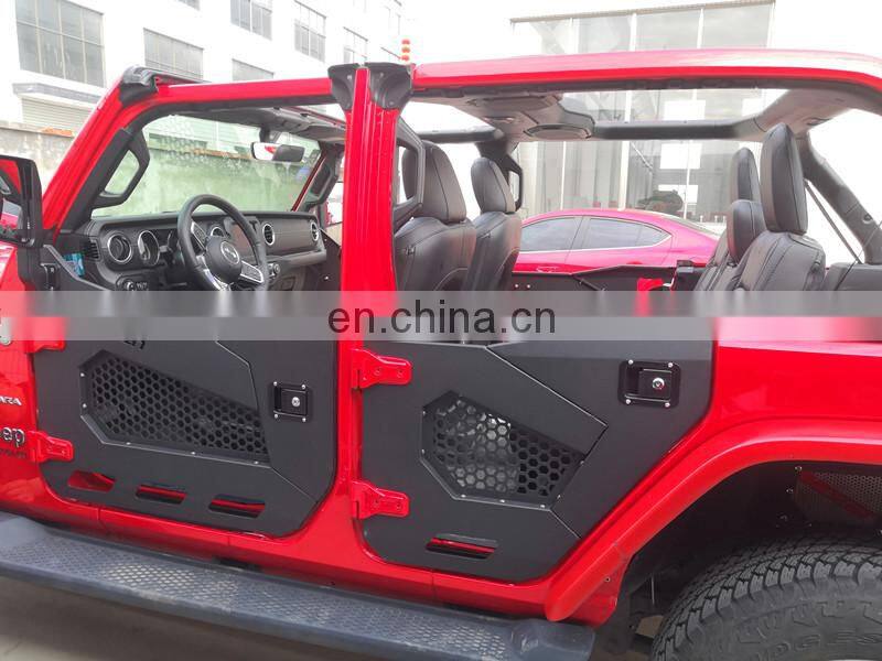 JL1173 JK TUBE 2 DOOR half door for Vehicles for jeep for wrangler JL accessories steel door for jeep JL 2018 new desigh LANTSUN