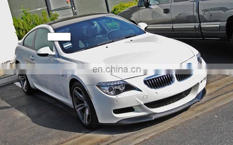 Runde Perfect Fitment Front Spoiler For 06-10 BMW 6 Series E64 M6 Car Front Shovel Carbon Fiber Front Lip Spoiler