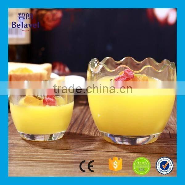 Wholesale 50ml 200ml egg shell glass pudding jar glass pudding bottle