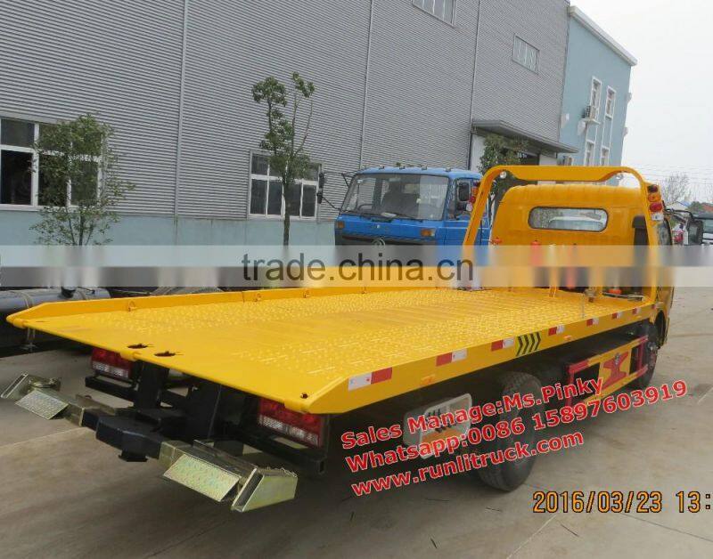 Cheap Price DFAC Towing Truck with Crane Platform 4Tons Wrecker Tow Trucks Hot Sales