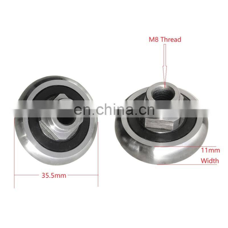 CR45BC CR45BE M8x35.5x11 concentric and eccentric linear roller bearing