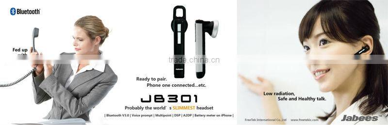 Most popular small USB multipoint business bluetooth headset wireless with MIC and DSP noise reduction tech