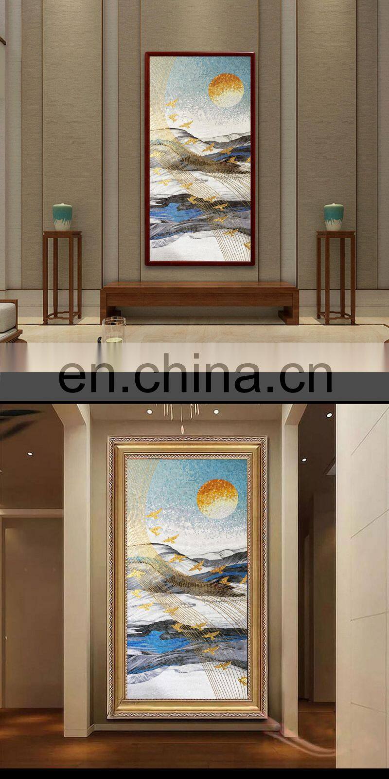 flower mexican mosaic tile mural,ceramic tile molds glass tile mosaic mural