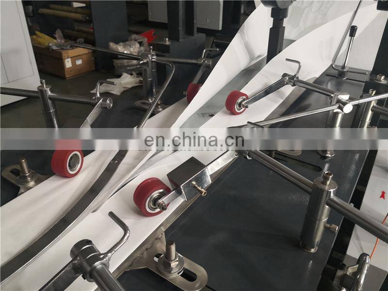 HD600E Roll fed mechanical kfc cookies snack small flat V Bottom fast Food Paper Bag forming making Machine