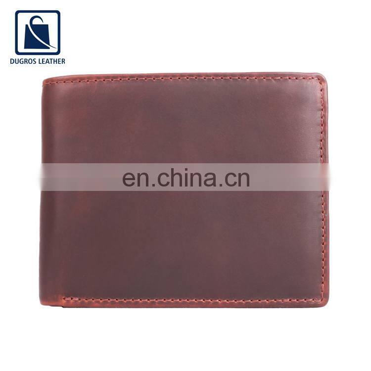 2022 Latest Arrival High Quality Buff Antique Fitting Genuine Leather Smart Card Wallet from Indian Manufacturer