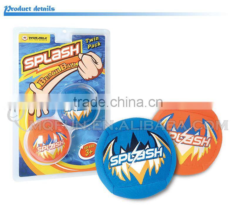 MINI QUTE Outdoor Fun & Sports summer 2 in 1 colorful kawaii beach swim water pool funny kid Soft foam ball game toy NO.WMB10330