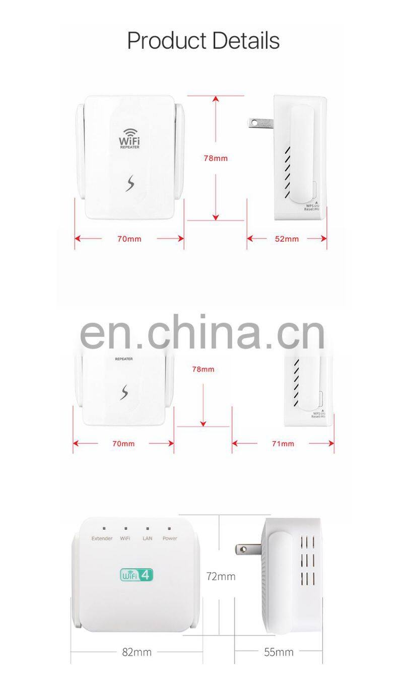 ALLINGE XYY380 Lte Signal Booster WD-R611U Long Range Gsm Wireless 300Mbps Wifi Repeater
