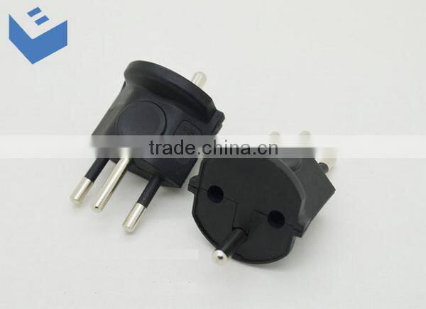 CE ROHS Approved Super Nylon Swiss Swizerland Type J to France Type E Plug Travel Adapter Converter