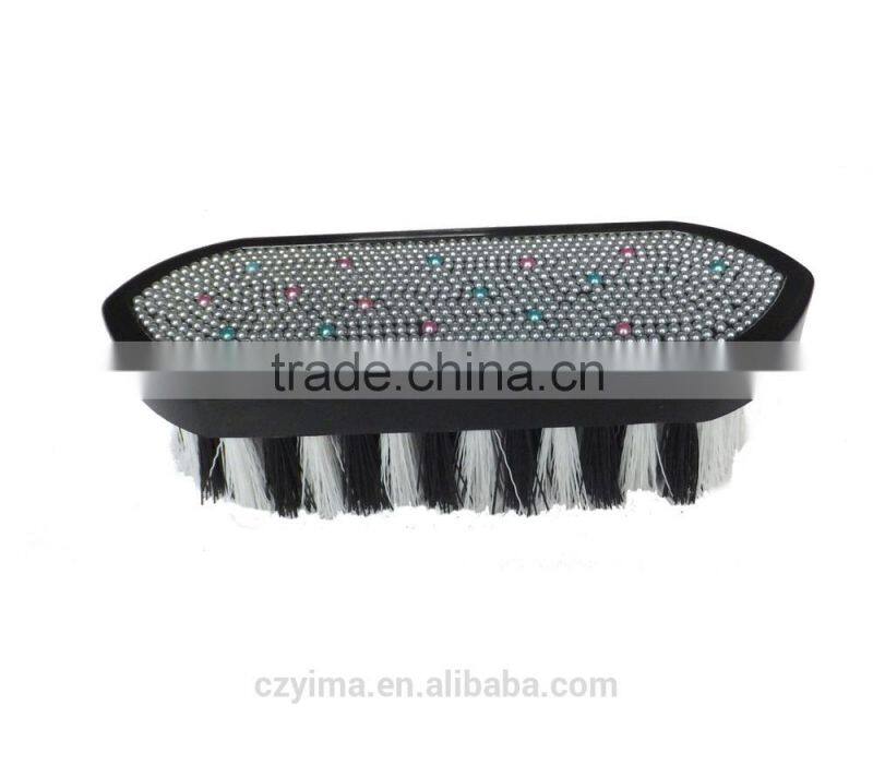 2015 NEW horse dandy brush with pearl for fun grooming