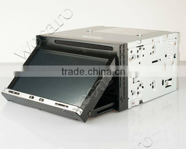 Wecaro 7 Inch Car Dvd Player Retractable Screen With 3G/WIFI Bluetooth IPOD TV Radio AUX IN