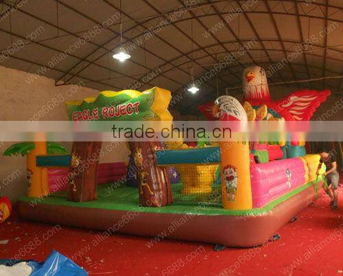 best sell Eagle Project 11x7m factory supply inflatable ride