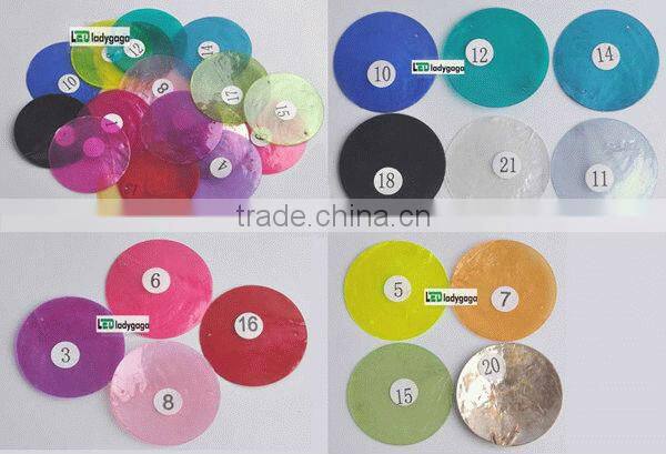 Beautiful Colorful Capiz Shell Chandelier