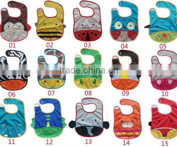 Wholesale Animals Design Waterproof Baby Bibs