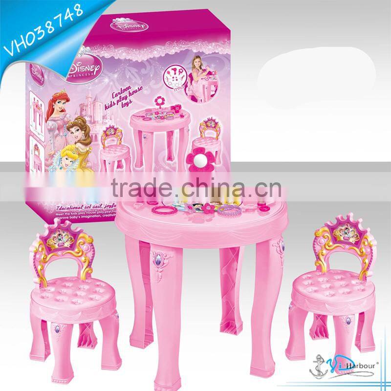Girls Games Dress up Make up Chair Mirror Set for Girl