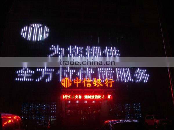 draw the contour of letters and graphic waterproof RGB LED point light source