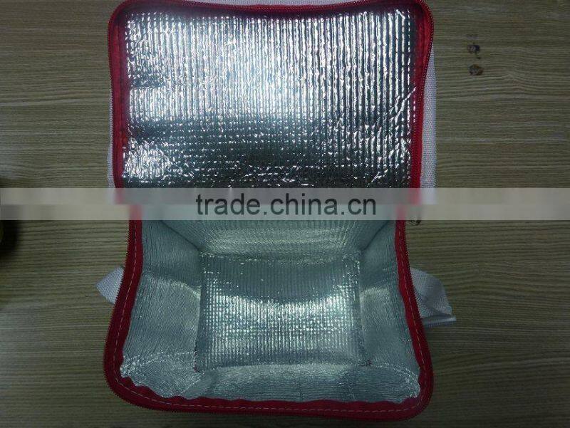 2016 Outdoor fitness insulated lunch bag cooler bag wine bottle cans bag