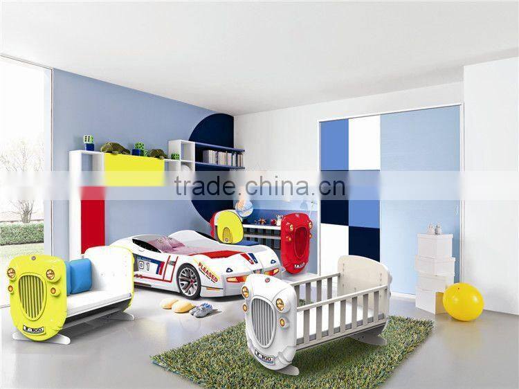 Guangdong Foshan Multifunction Cradle Bed Baby Bed with Swing Cradle Kids Writing Desk Children furniture