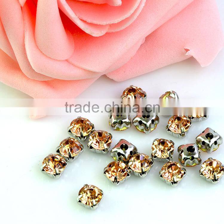 Top quality Crystal rhinestones with claw setting for garment accessories