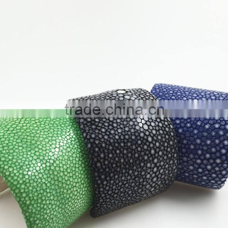 luxury high end quality Real Stingray cuff bangle bracelet cuff stingray bangle
