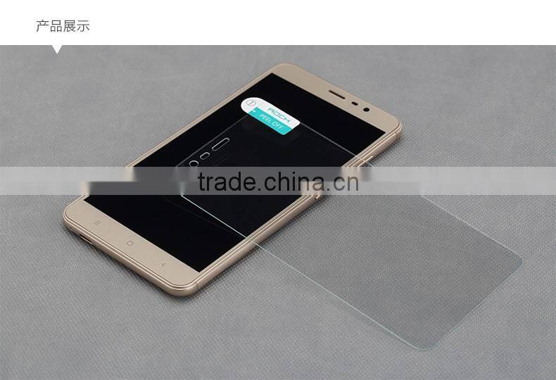 ROCK 2.5D 9H 0.3MM Anti Scratch Tempered Glass Screen Protector For Xiaomi Redmi Note 3 Clear Screen Protective Film MT-5264