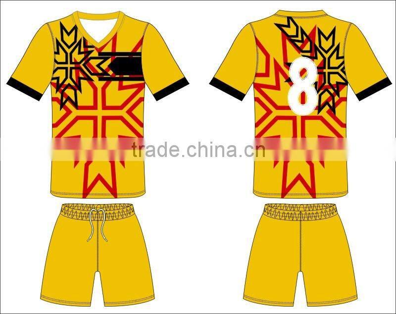 OEM Original design custom blue jersey soccer made in china