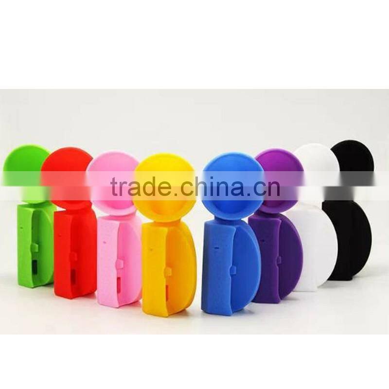 Hot Portable Soft Silicone Sound Amplifier Loud-speaker Horn Stand for iPhone 5