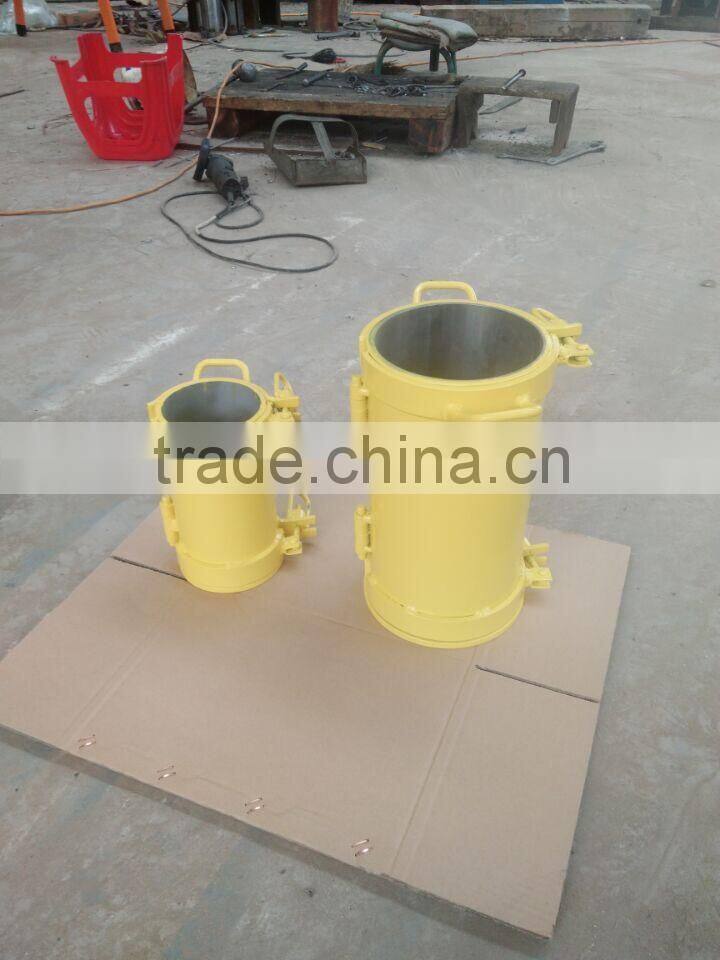 150*300mm Steel Concrete Cylinder Test Mould