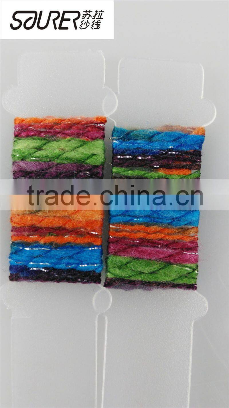 polyester black chenille yarn for knitting scarf