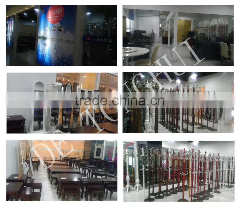 wooden clothes tree,2014 classical style rubber wood in redwood(S-701)