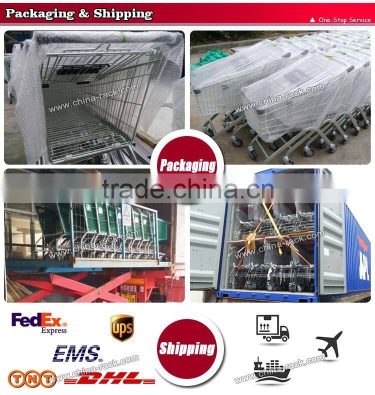 180L Metal Supermarket German Shopping Trolley