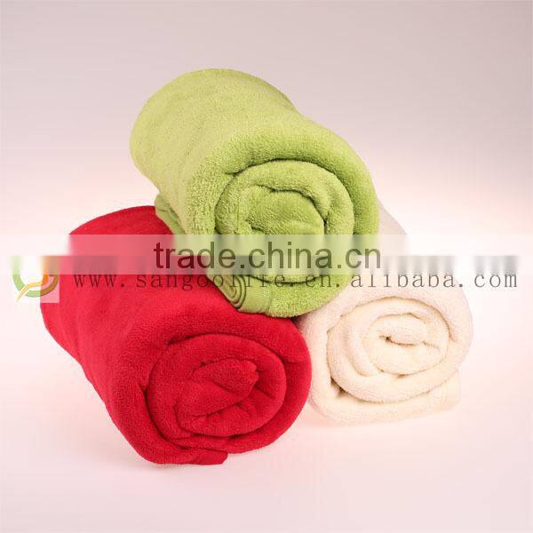 100% Polyester Plain Dyed Coral Fleece Blanket,Disposable Blanket For Pets
