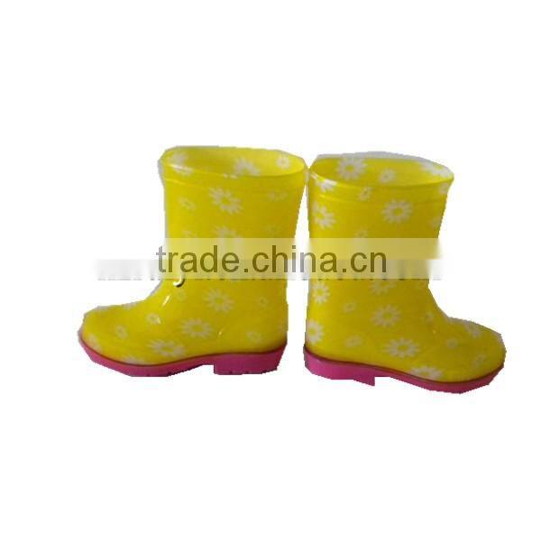 cheap inject PVC kids rain boots,construction pvc rain boots