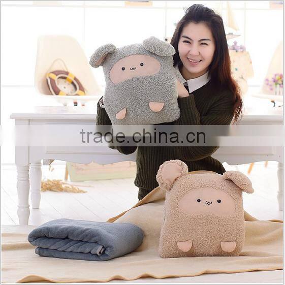 pillow blanket by kaka rat three warm hand cushion for leaning on of cotton and linen pillow cushion for leaning on of the head