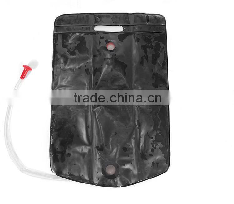 Outdoor 20L camping shower solar water bladder