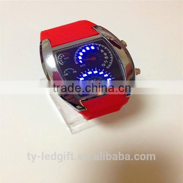 Promotion Sport Silicone LED Watch waterproof LED Wrist Watch